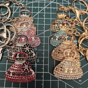 Sparkling Handbag Keychains